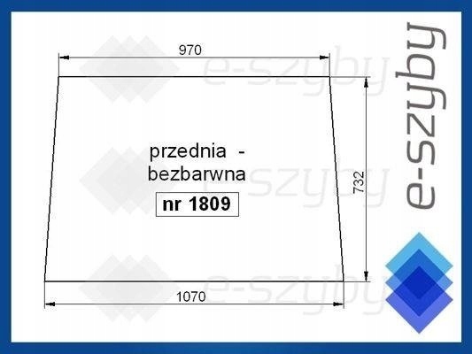 sklo Steyr 8060 8070 8080 8090 8100 8110 přední