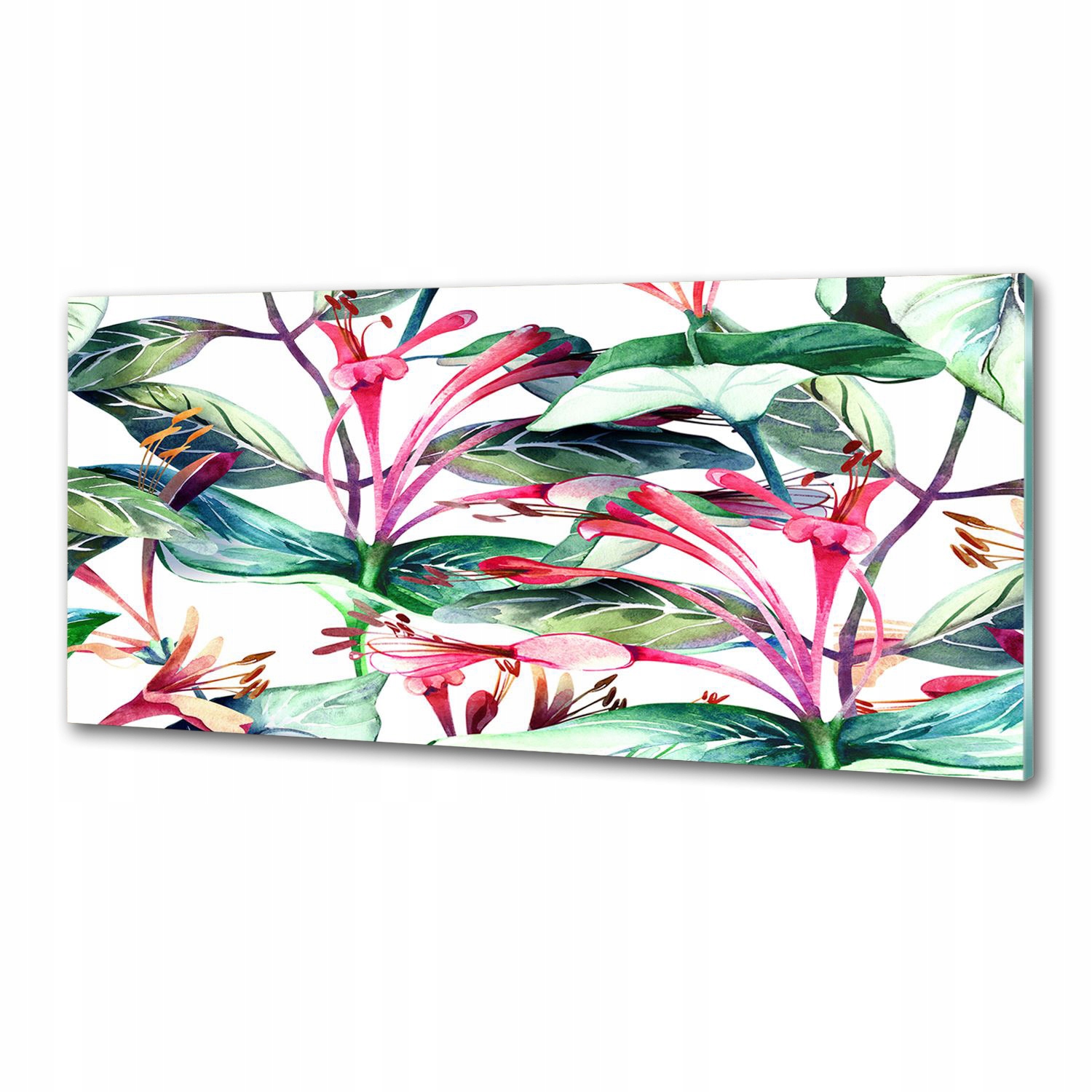Dekorační panel sklo Zimolez 125 x 50 cm Lepidlo