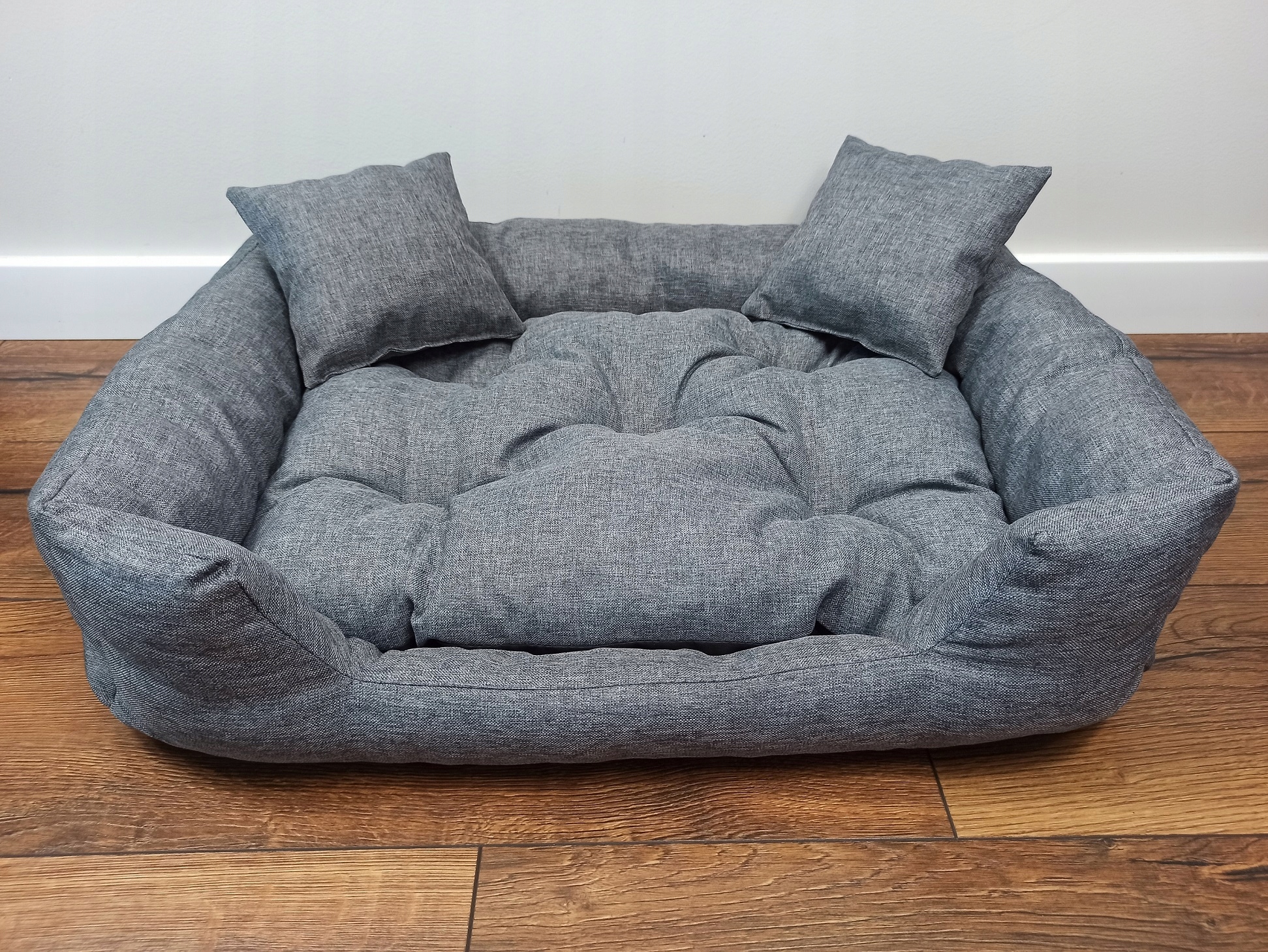 Levně Pelíšek pelíšek pro psa pro kočku voděodolná 75x55 šedá Perro