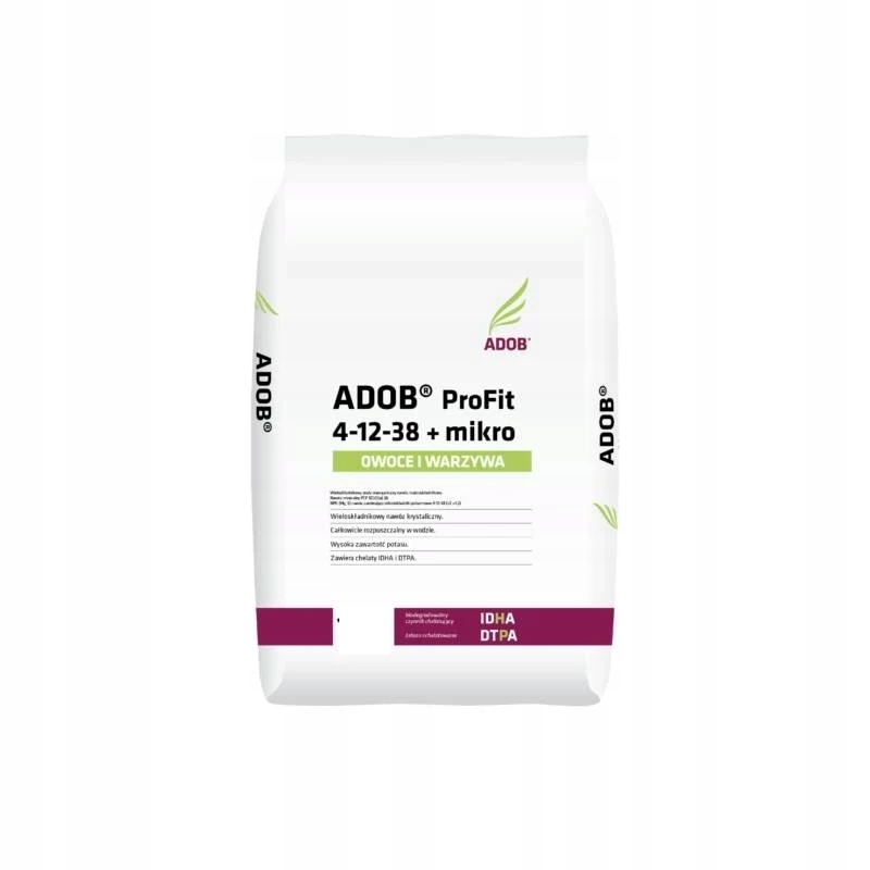 Adob Profit 4/12/38 mikro Owoce i Warzywa 3 kg nawóz dolistny