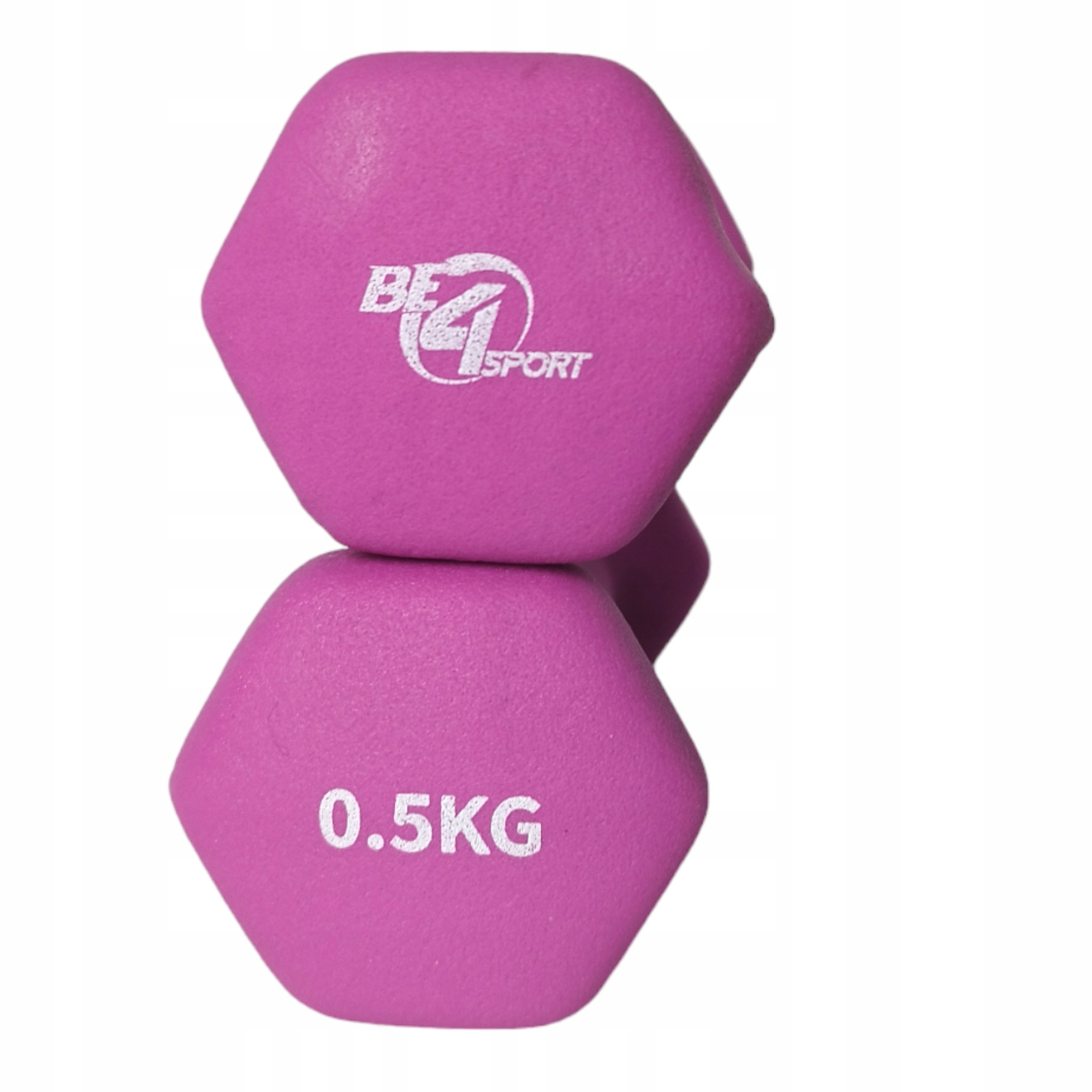 Zestaw Hantli Hantelków Ciężarki Neoprenowe Żeliwne do Ćwiczeń 2x 0,5kg Model HANTLE ŻELIWNE