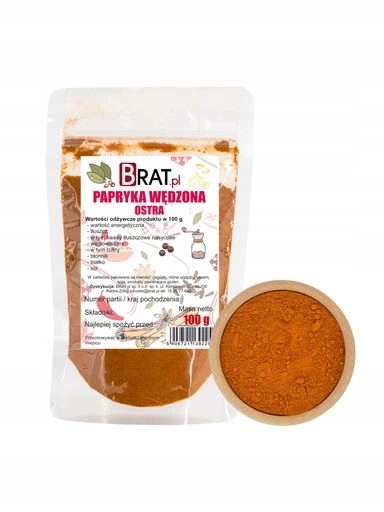 Levně 9 x Brat Paprika pálivá uzená 100 g