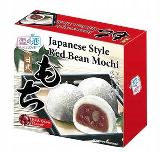 

Mochi, ryżowe ciasteczka z fasolą azuki 140g