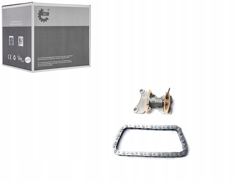 ZESTAW NAPINACZ + ŁANCUCH KPL NAPINACZ 2XŚLIZGI ŁAŃCUCH AUDI SEAT