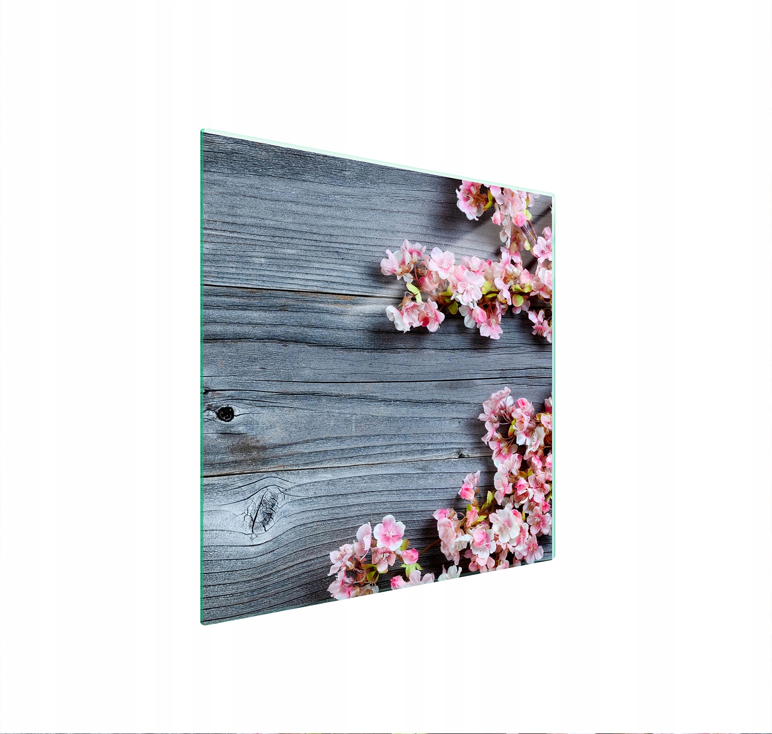 Skleněná Ochranná Deska Na Sporák 50x52 Dřevo Tvrzené Sklo