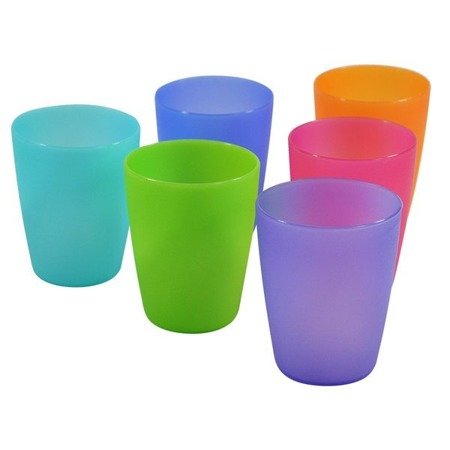 

Kubeczki Nietłukące Dla dzieci 300 ml 6 sztuk mix