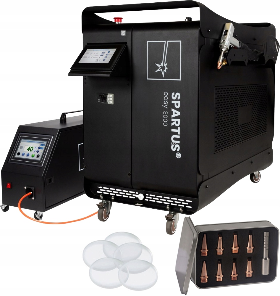 Laserová Svářečka Spartus Easy 3000 W 4V1 Řezání Čištění Svařování 3kW