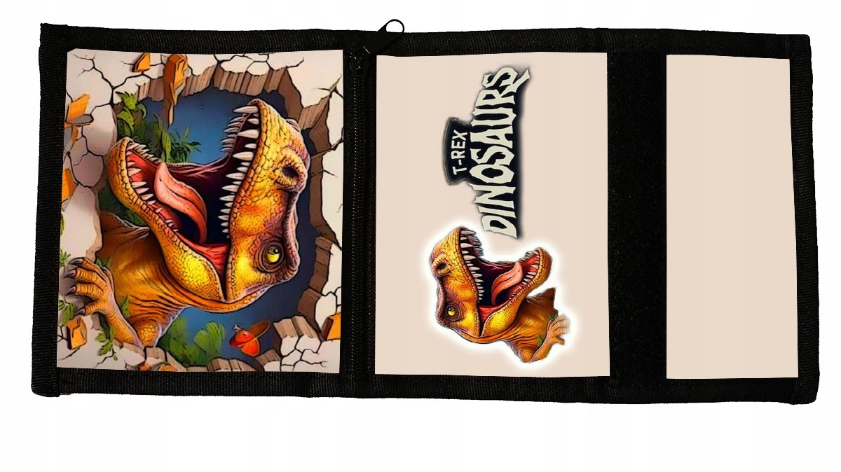 Portfel sportowy materiałowy DINOZAUR Kod producenta plline