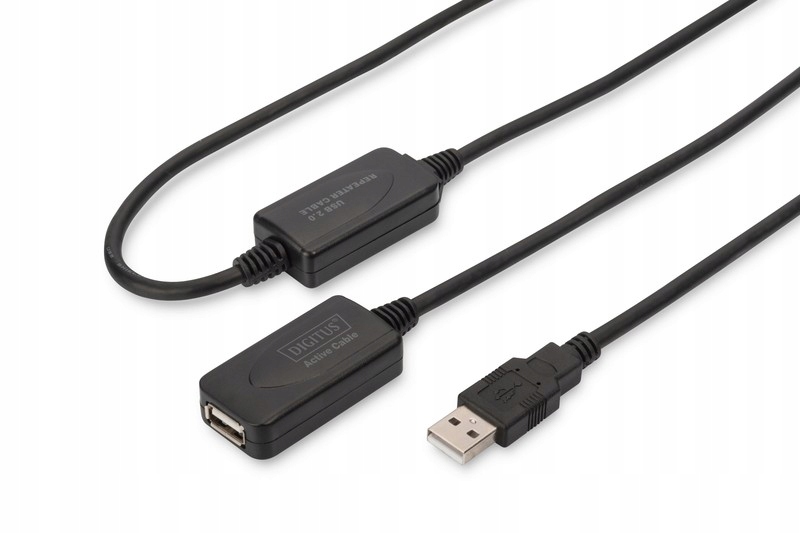 Usb 2.0 HighSpeed prodlužovací kabel Typ Usb A/usb A M/ž aktivní 20 m