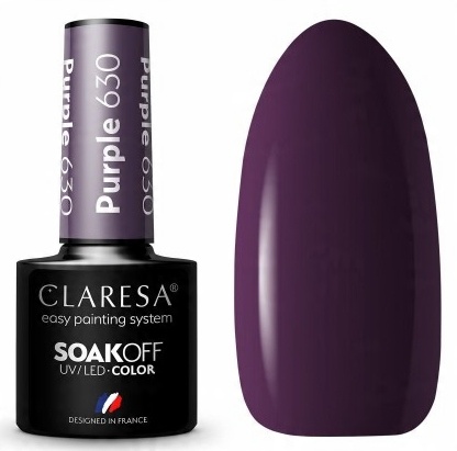 

Claresa Lakier Hybrydowy Uv/led Purple 630