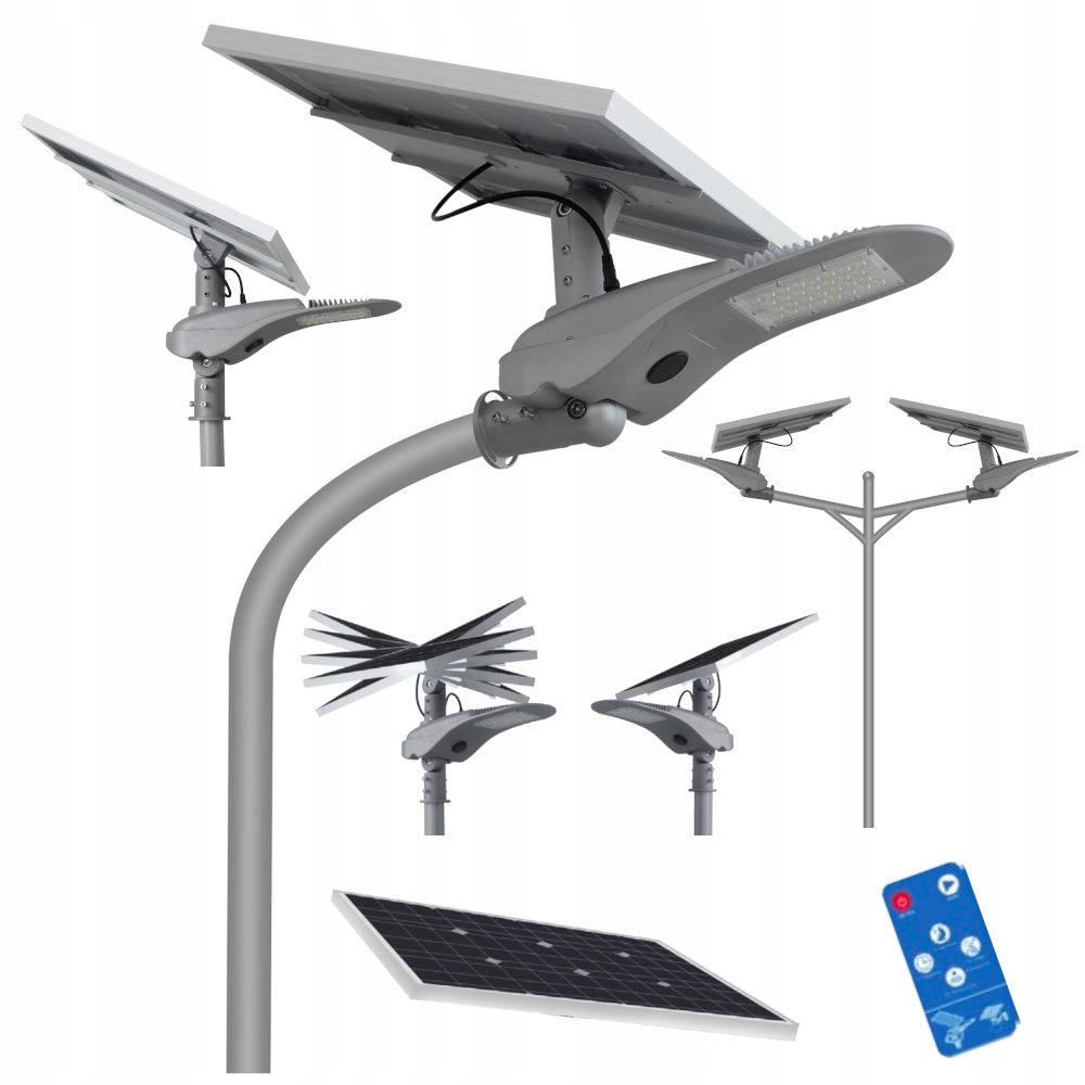 

Lampa Solarna Uliczna Led Latarnia Bateria LiFePO4