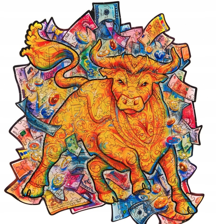 

Puzzle Drewniane Dla Dorosłych Byk Bull S
