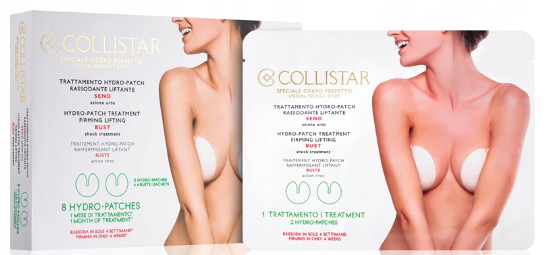 Collistar Hydro-Patch Treatment Firming Liftinf Bust maska do biustu 2x4szt