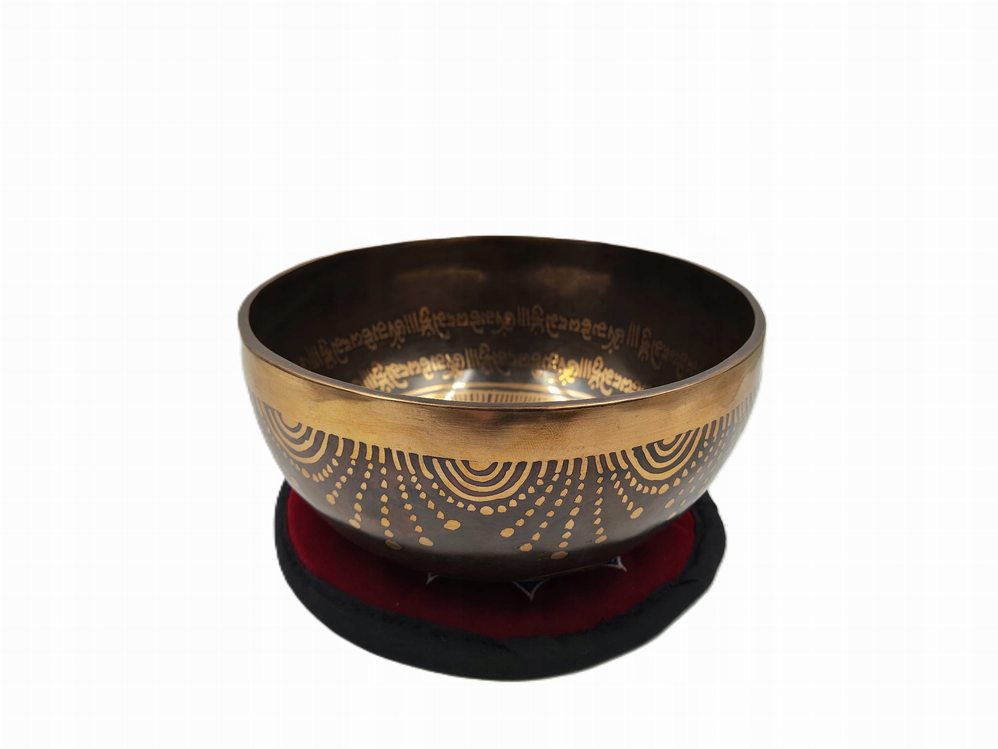 Zvuková mísa se symbolem Květu života 19,5 cm