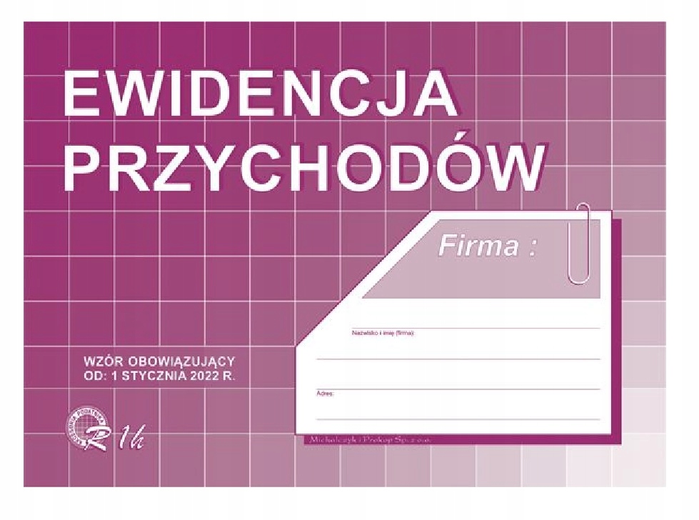

Druk Ewidencja przychodów A5 R01-N