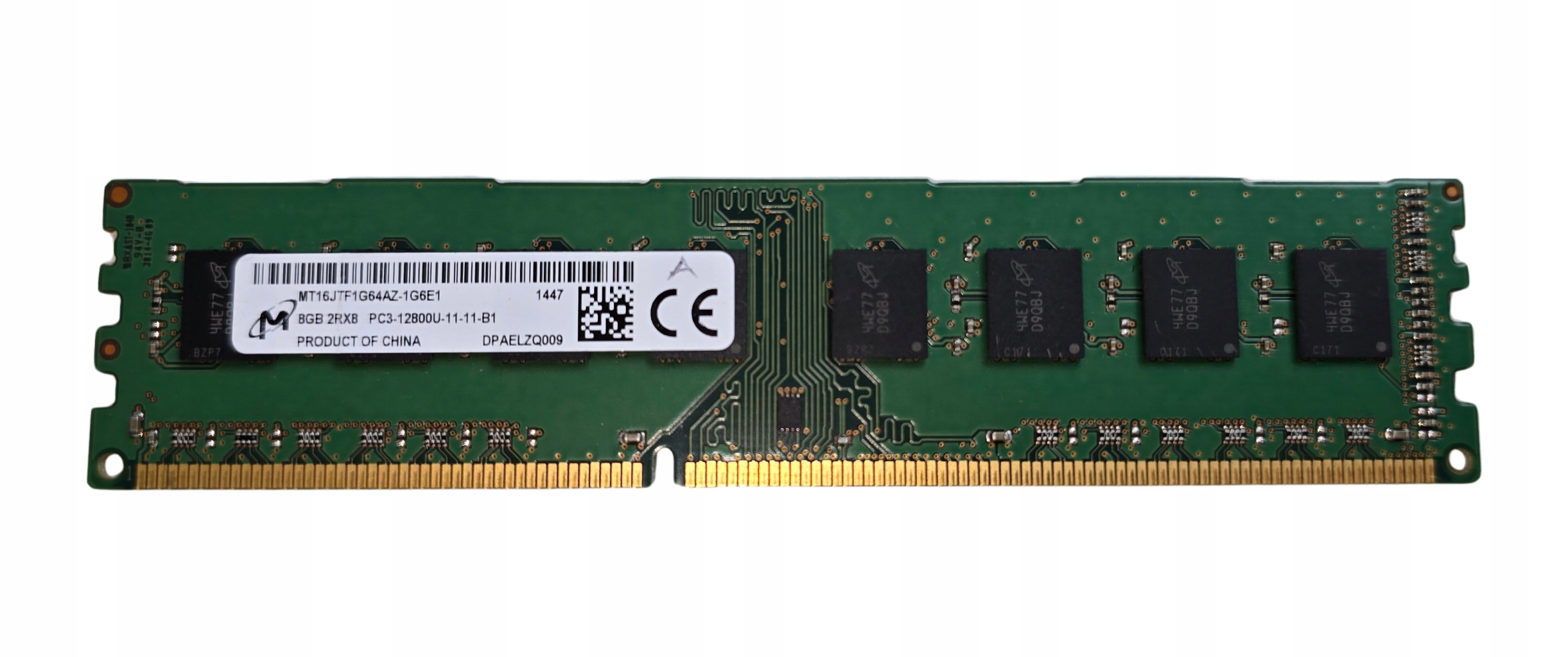 Pamięć RAM DDR3 Micron 8GB PC3-12800 1600MHz CL11