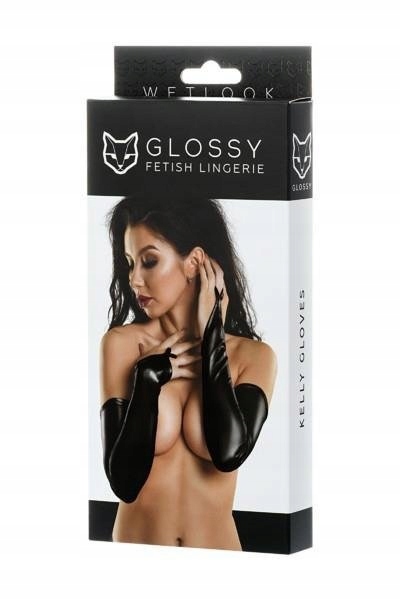 Rękawiczki Kelly Glossy Shiny Wetlook S TOYFA Marka SoftLine