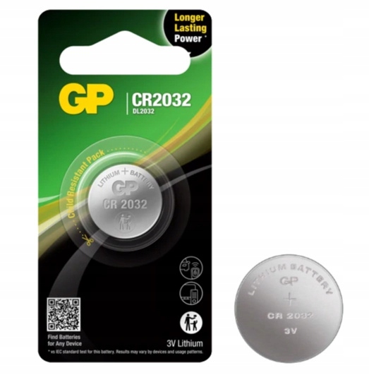 

Gp Bateria Litowa Guzikowa Pastylka CR2032 3 V