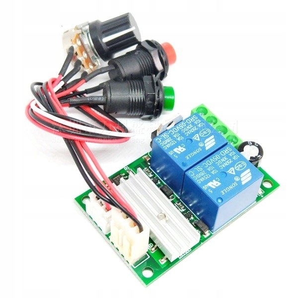 Moduł Regulatora obrotów silnika prawo-lewo 6-24V DC - 3A - sterownik PWM Producent bez marki