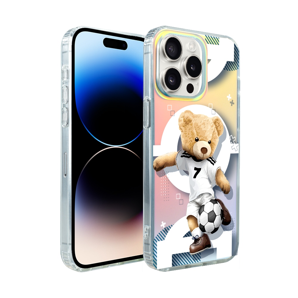 Pouzdro pro iPhone 14 Pro Max Ibizu s MagSafe, měnící barvu, fotbal