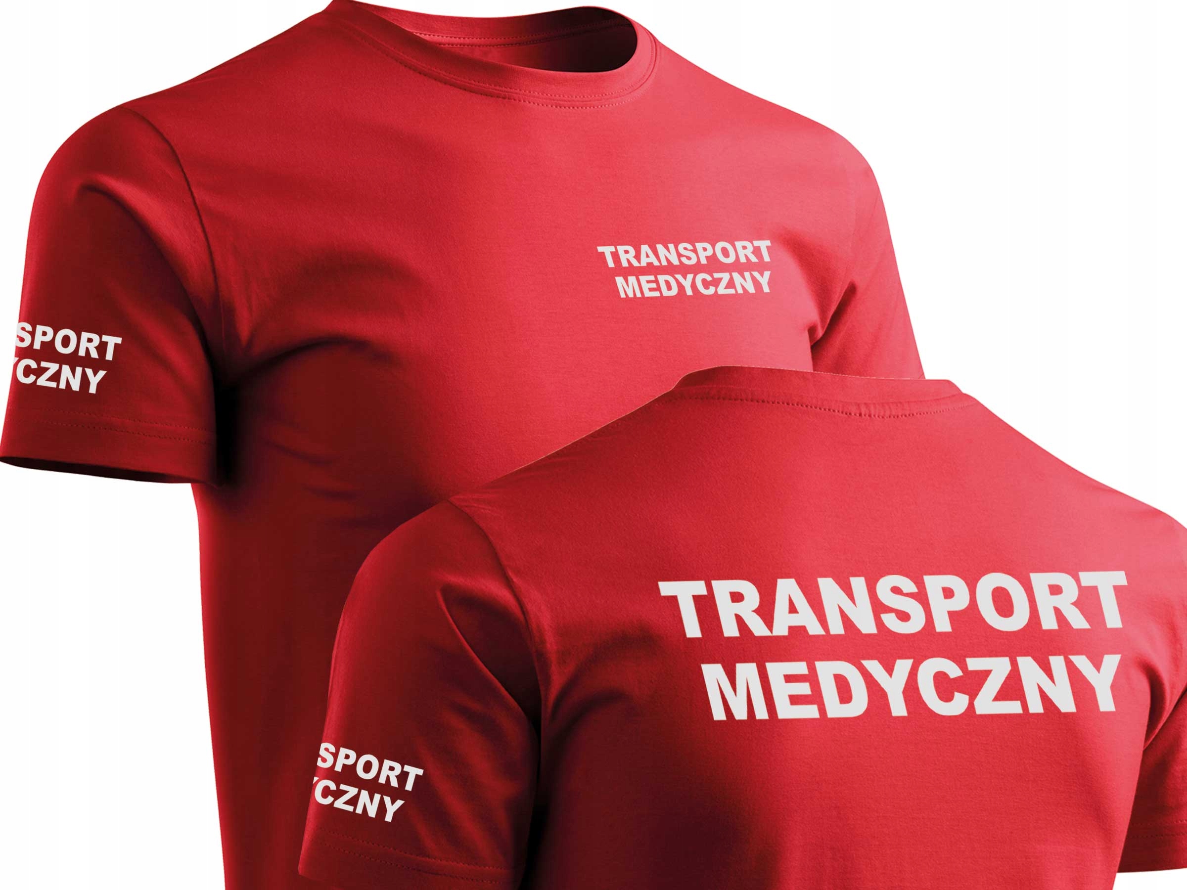 

Odblaskowy T-shirt Transport Medyczny Nadruk M