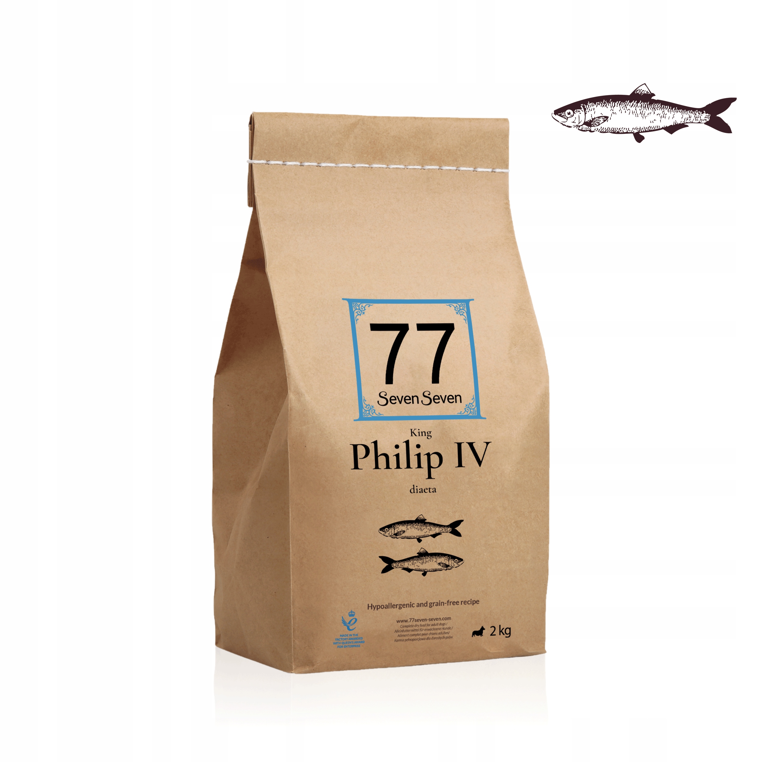 77 Philip IV suché krmivo Pstruh a Losos se zeleninou a ovocem 2 kg