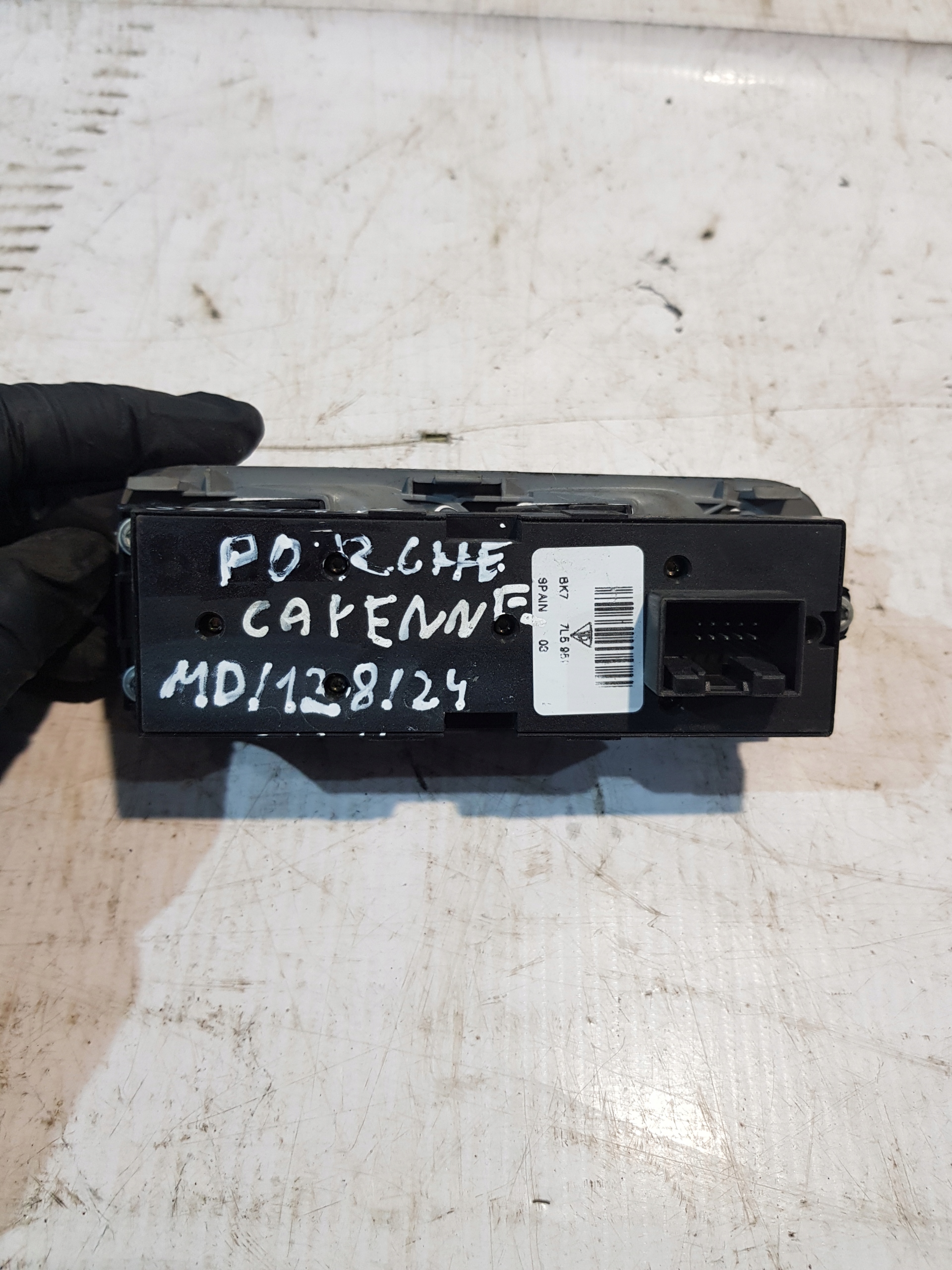 PORSCHE CAYENNE and 9P 7L PANEL window control switch left 7L5959657A EUROPA