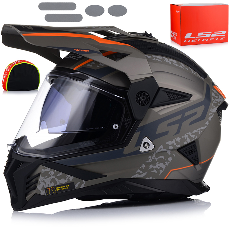 Motocyklová Prilba LS2 MX702 Pioneer Enduro Cross Štvorkolka Atv Sklo Blenda S