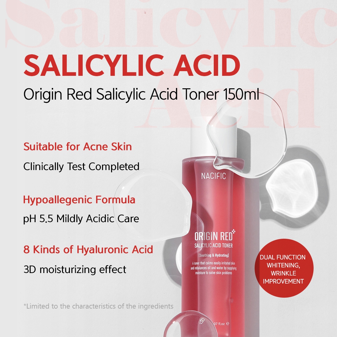 [NACIFIC] Тоник с красной салициловой кислотой Origin 150 мл Marka Nacific