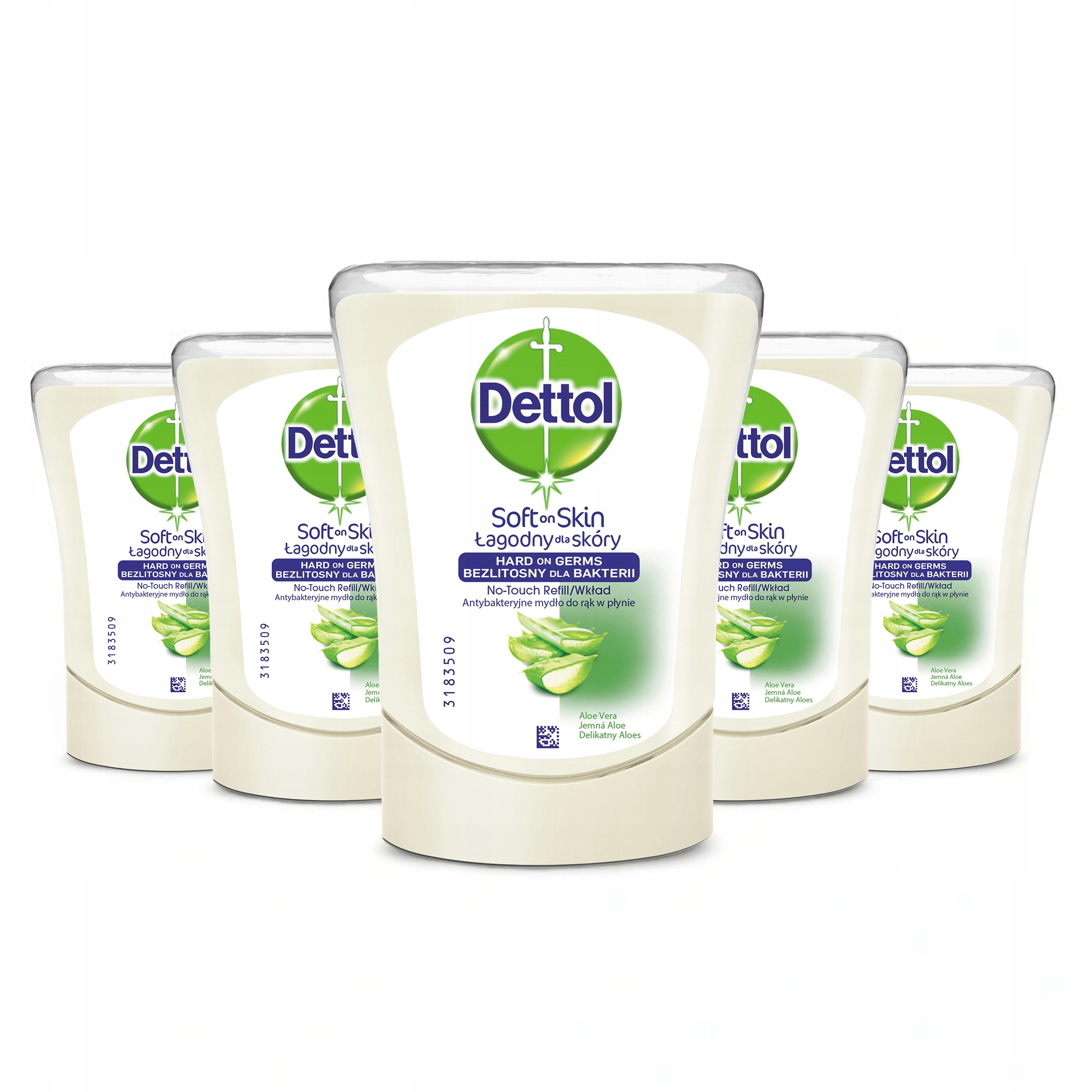 

Dettol bezdotykowe mydło w płynie 5 wkładów Zestaw