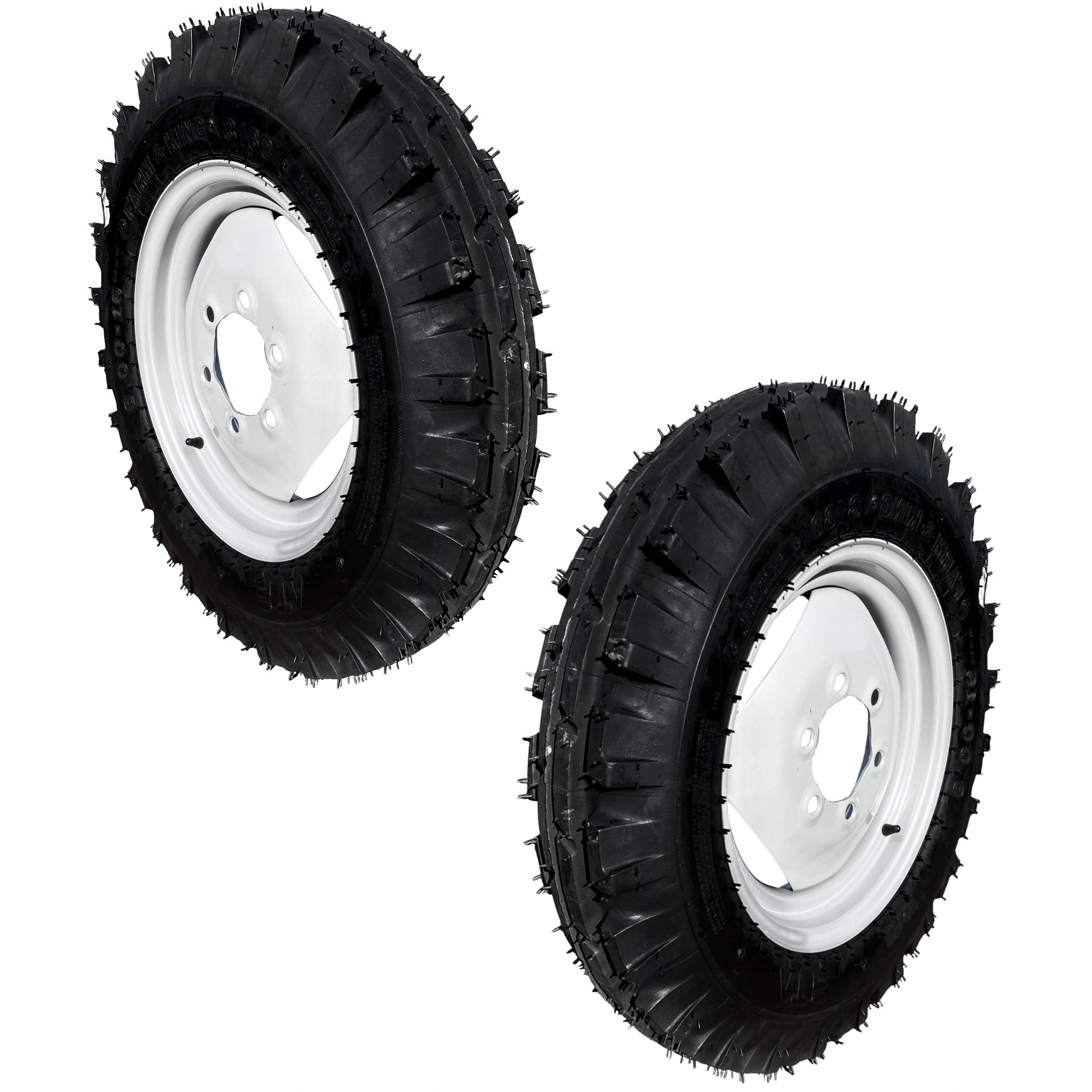 2X Kompletné Koleso Pneumatika Ráfik Ursus C-360 C-330 MF3 MF255 6.00X16 8PR