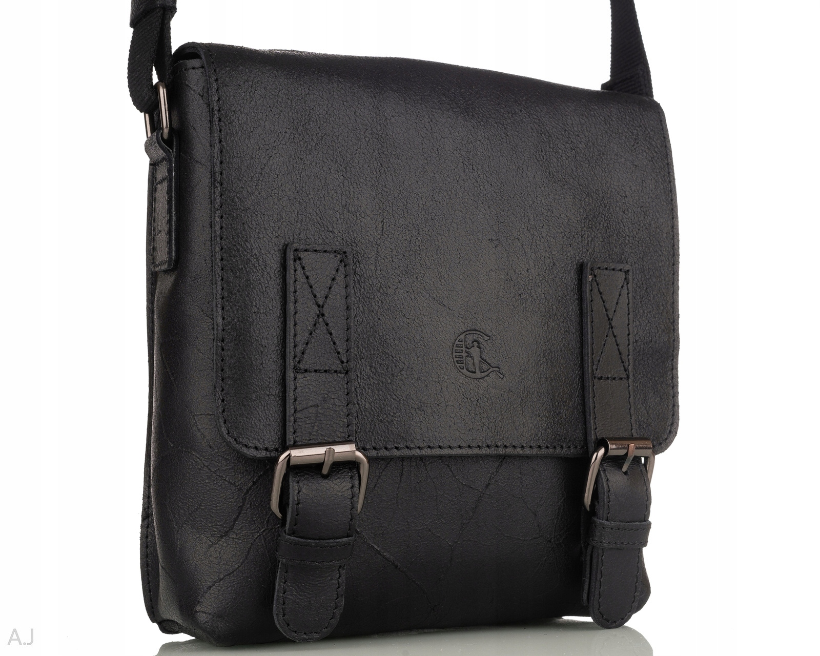 Pánská taška z přírodní kůže kabelka přes rameno crossbody premium vintage