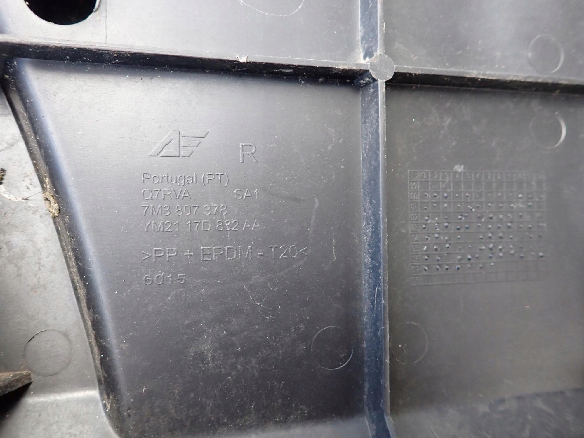 VW SHARAN e 1 LIFT 00-10 Paraurti posteriore posteriore