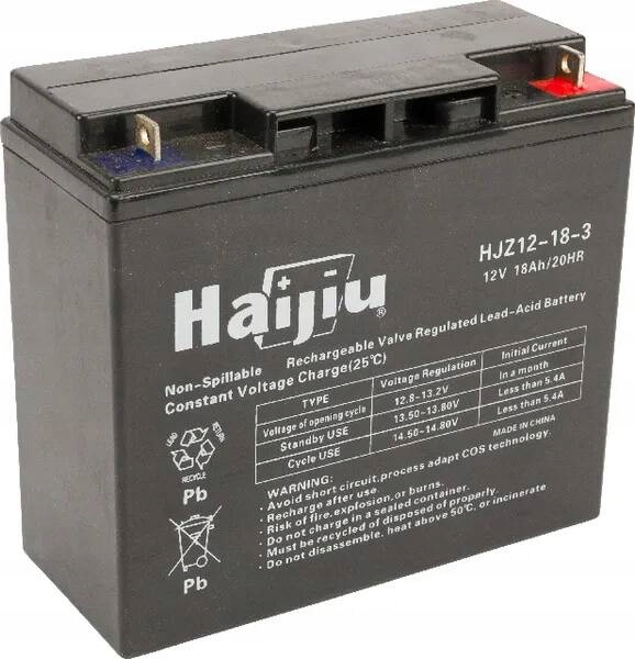 Akumulator Żelowy Do Traktorów 12V 18Ah Stiga 118120068/0