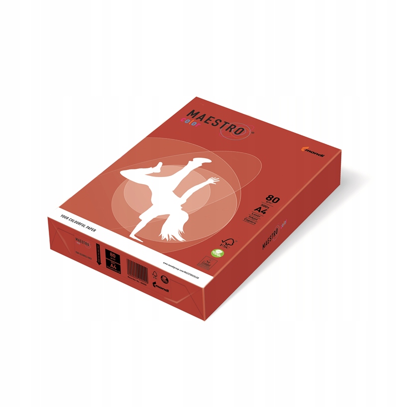 

Papier ksero kolorowy A4 80g czerwony CO44