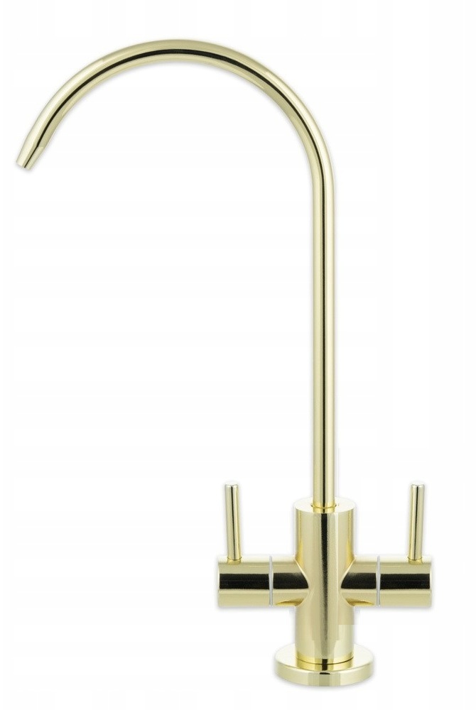 Výlevka Kohoutek Baterie pro zlatý filtr Dual 304 Sus Osmoza Leštidlo