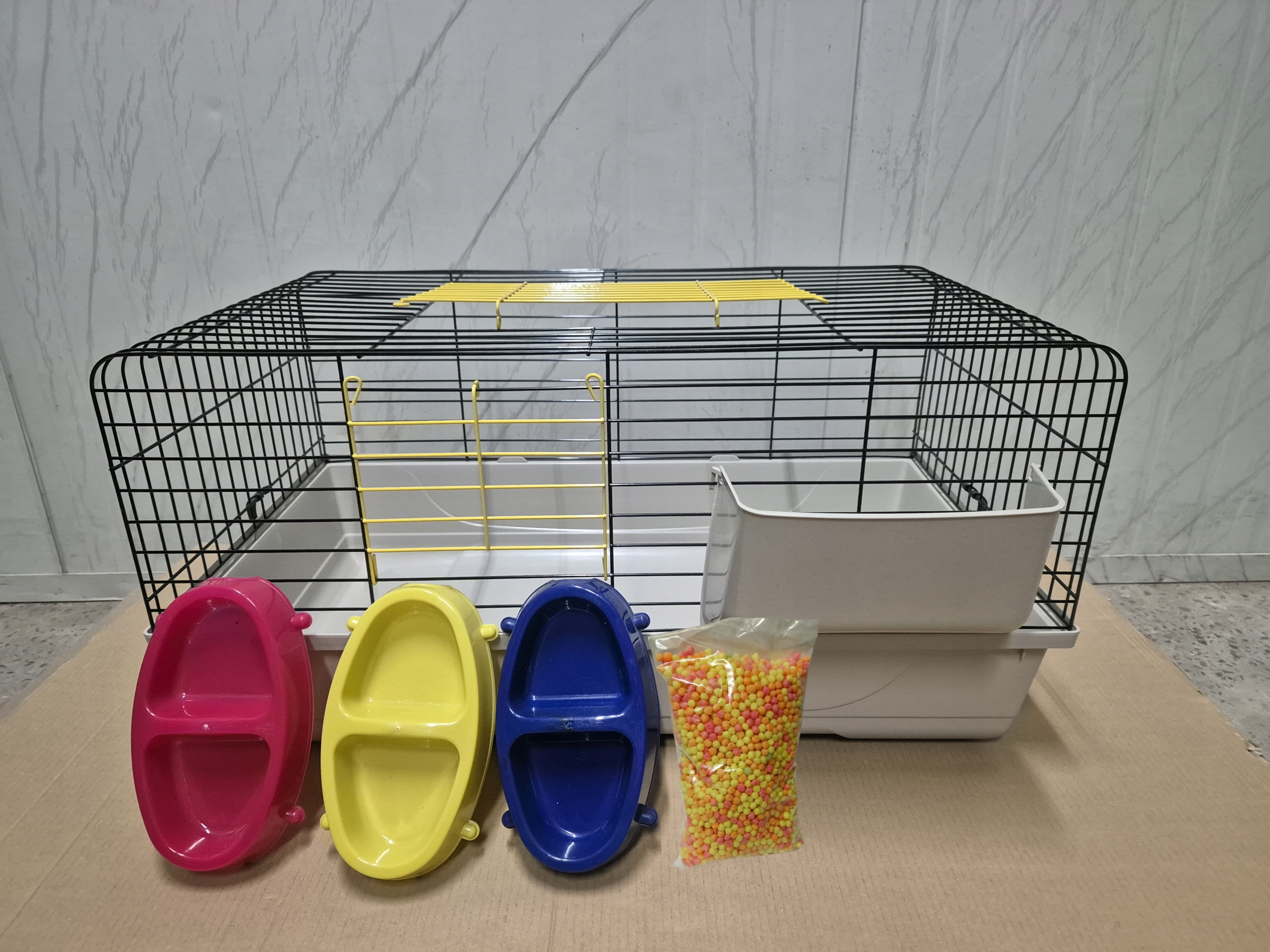 Klec Pro Králíka Prasátka 80 cm miska Otevíratelná Shora Křupky