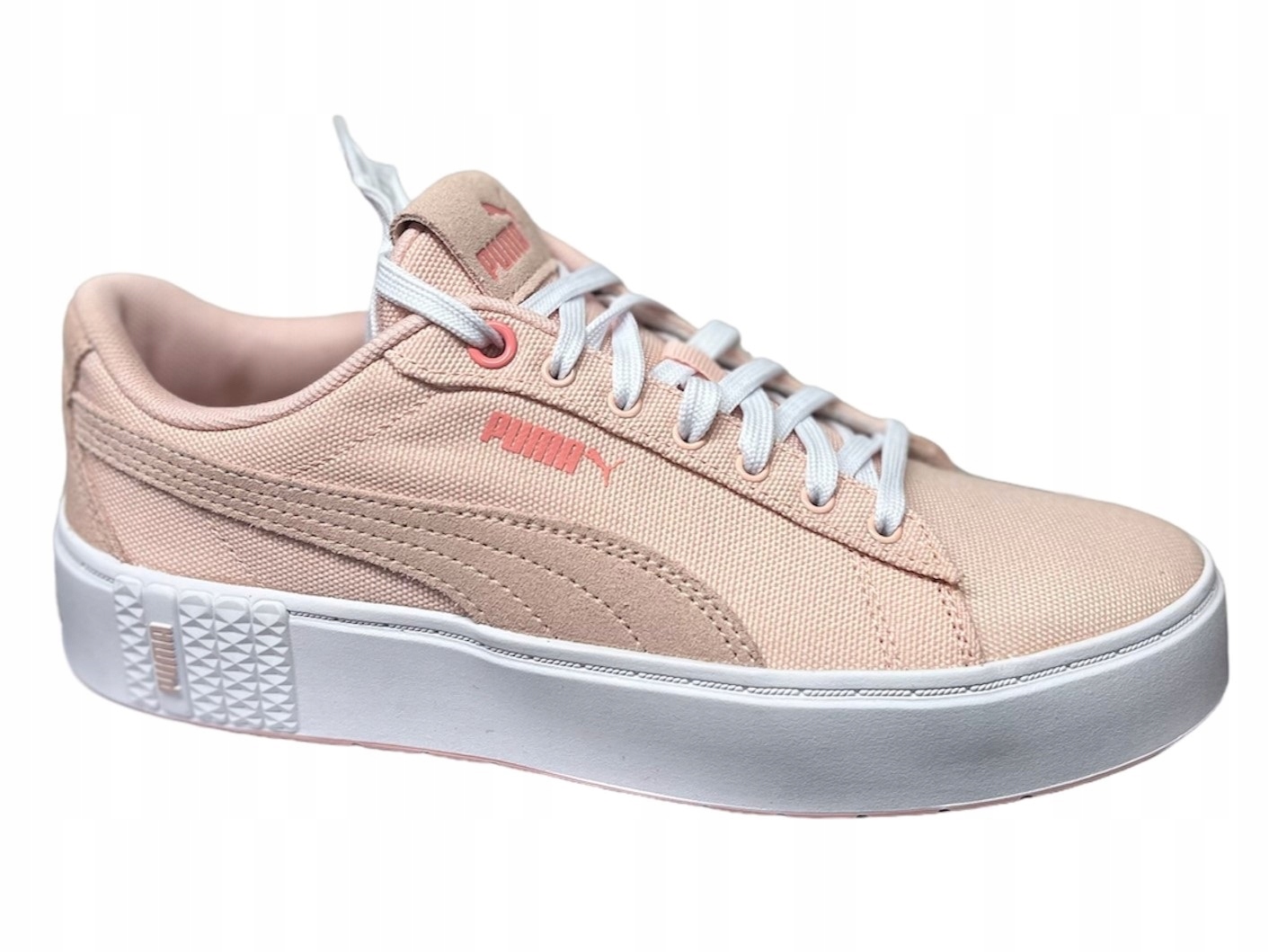Boty na platformě Puma Smash Platform v2 Canvas 392980 02 vel. 40,5
