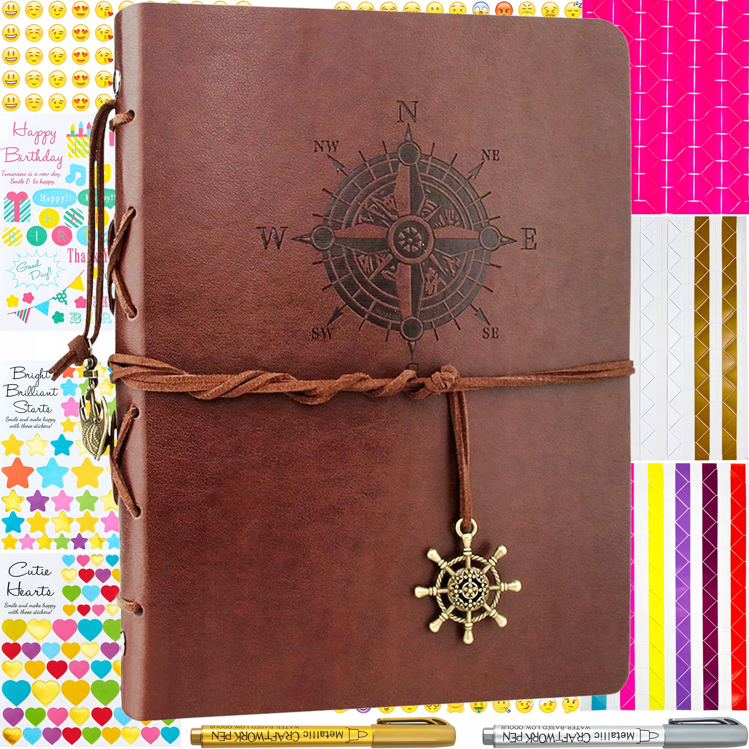 СКРАПБУКИНГ КОЖАНЫЙ ПОДАРОК ФОТО УКРАШЕНИЯ НАКЛЕЙКИ DIY