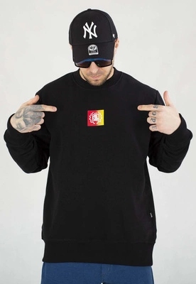 Mikina Diil Bez Kapuce Gradient Square černá