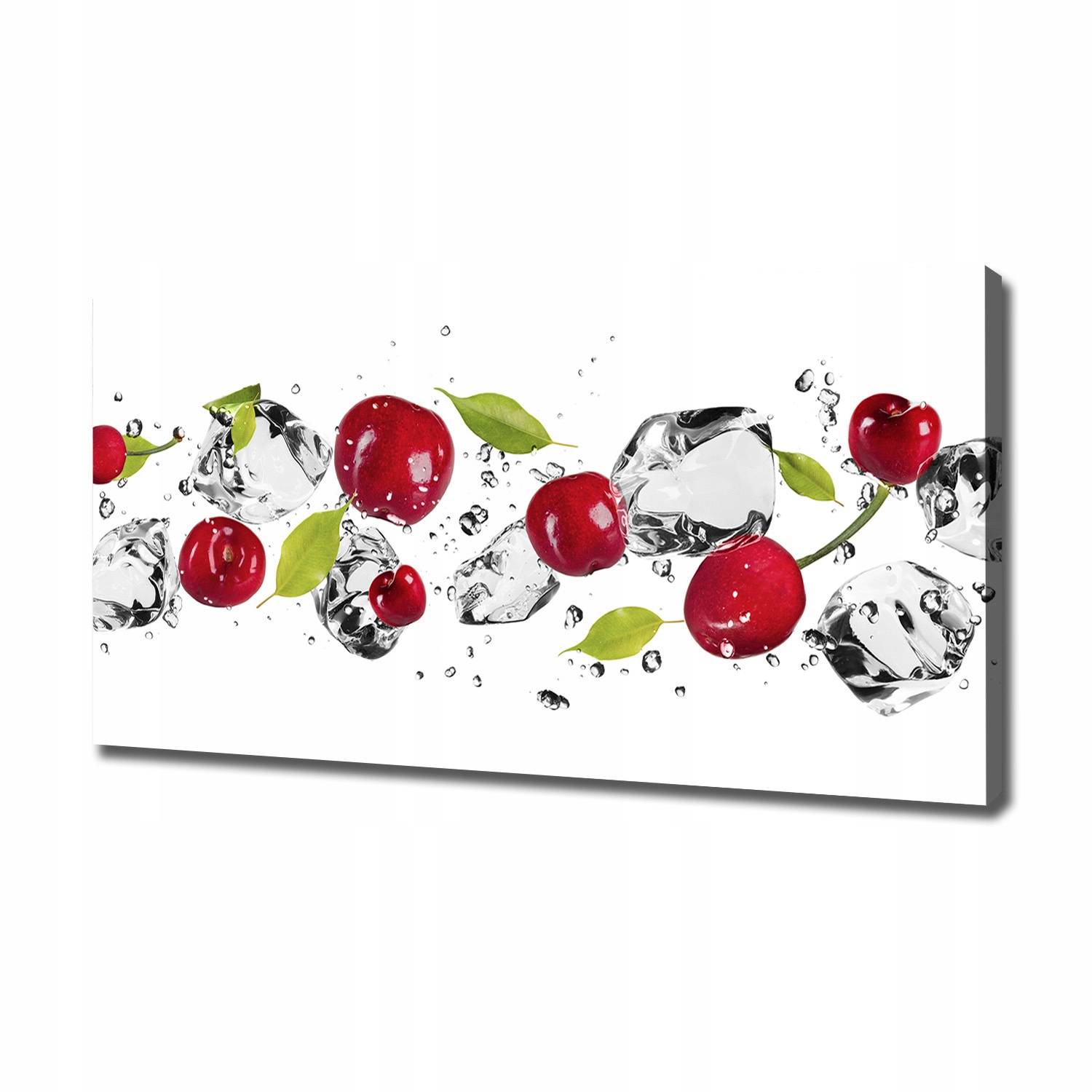 

Foto obraz na płótnie Wiśnie i woda 120x60 cm