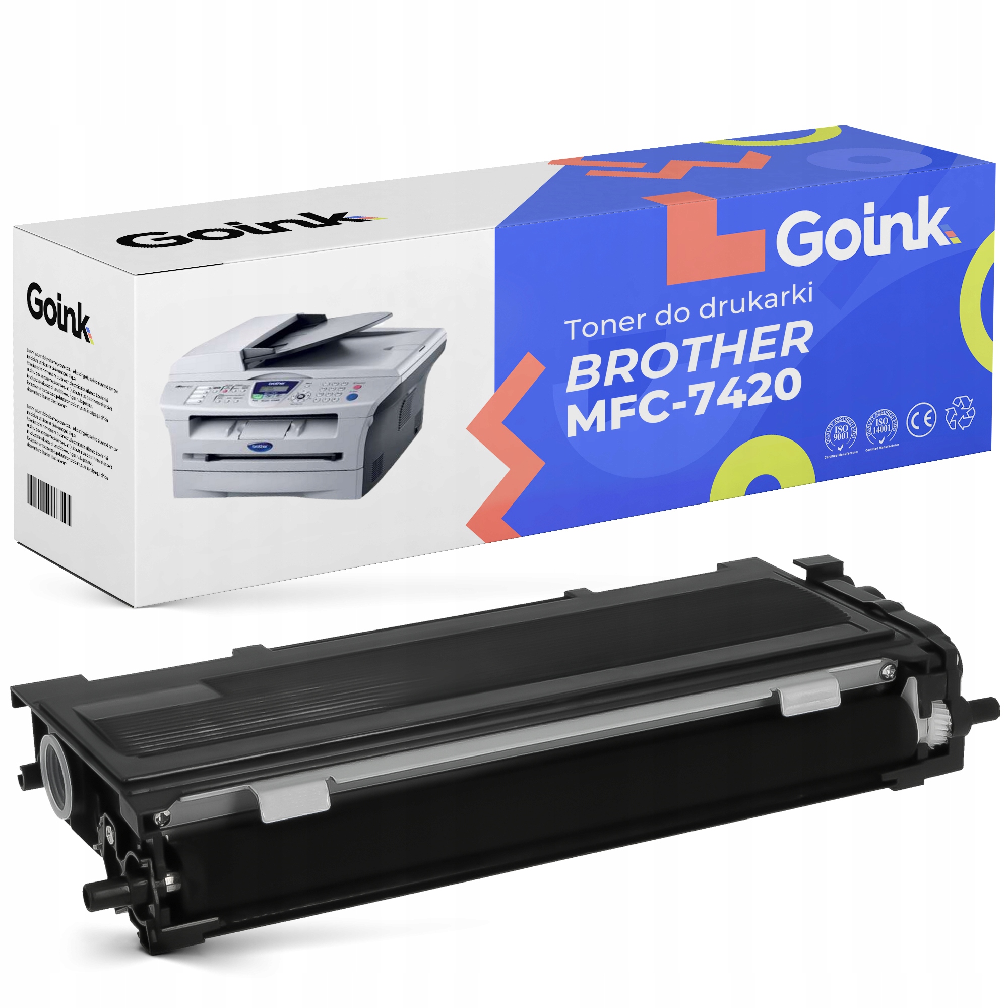 

Toner do Brother MFC-7420 (Czarny, TN-2000)