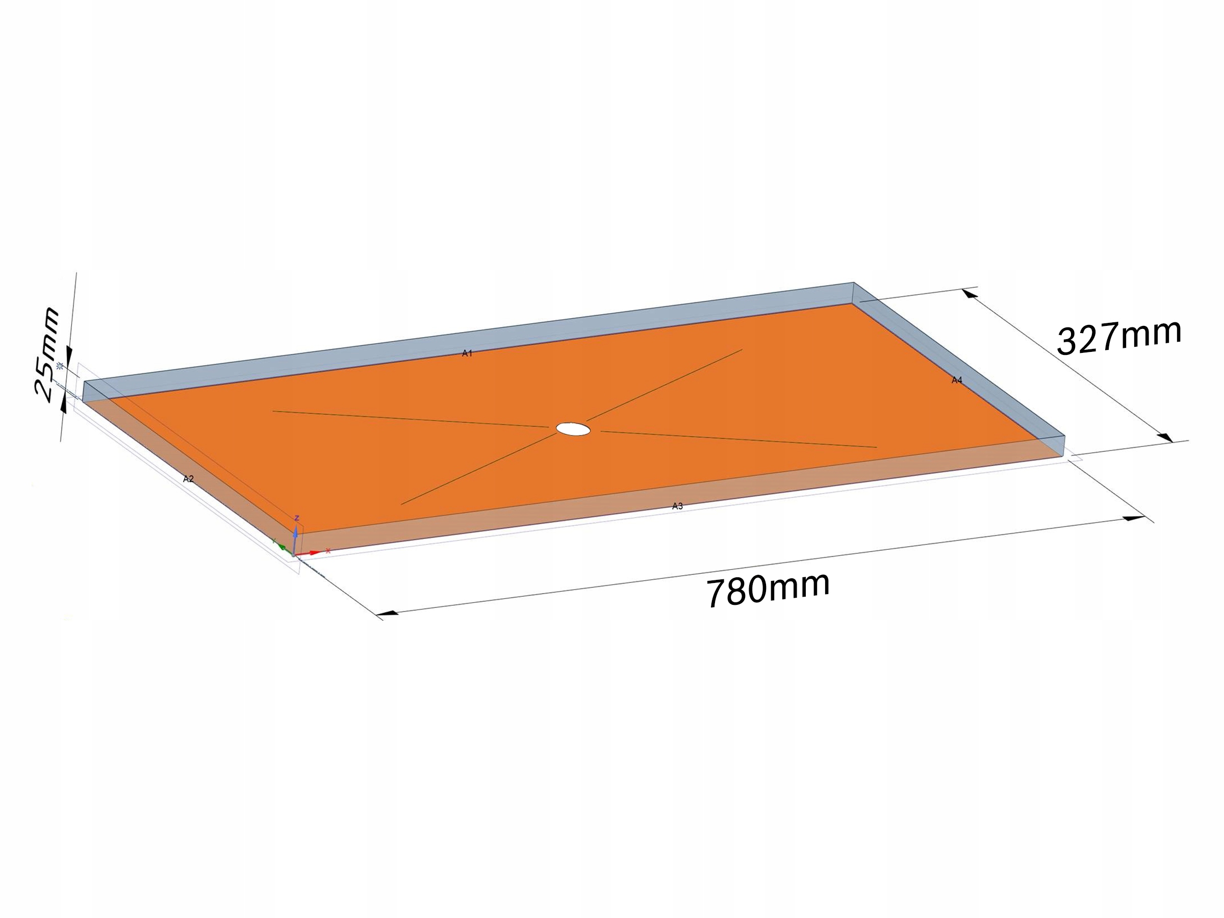 TACA OCIEKOWA podstawy pompy ciepła klimatyzatora EAN (GTIN) 5904335414561