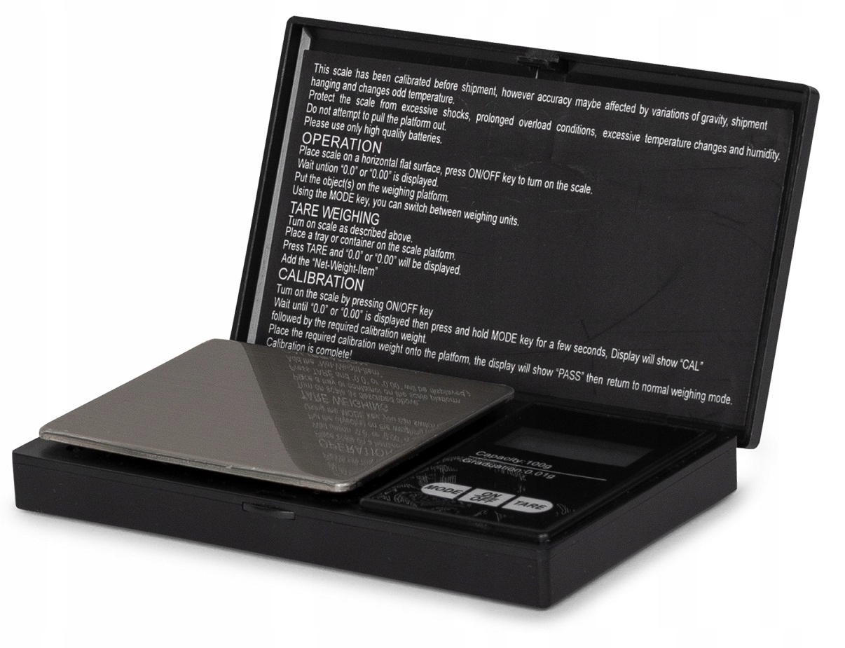 

Waga elektroniczna do ziół P258 500g x 0,01g