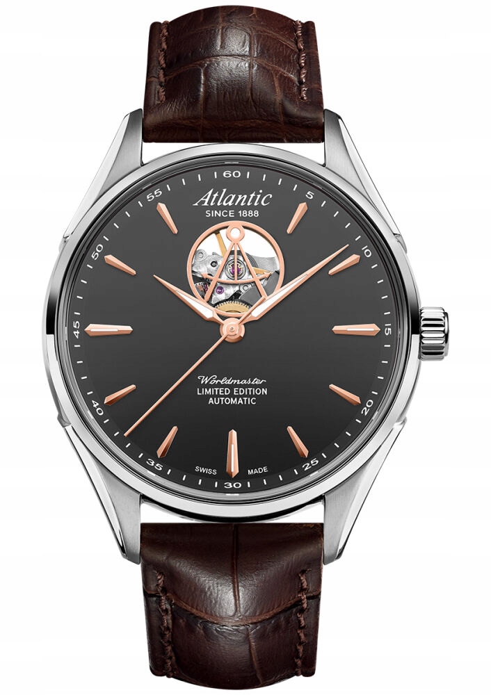 Zegarek Atlantic, 52780.41.41R, Worldmaster 1888 Open-heart Limited Edition