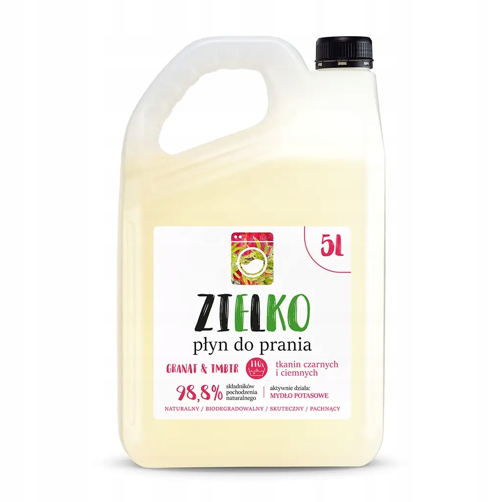 Levně Zielko Eko Tekutý prací prostředek na černé a tmavé prádlo Nepoškozuje Tkaniny 5L