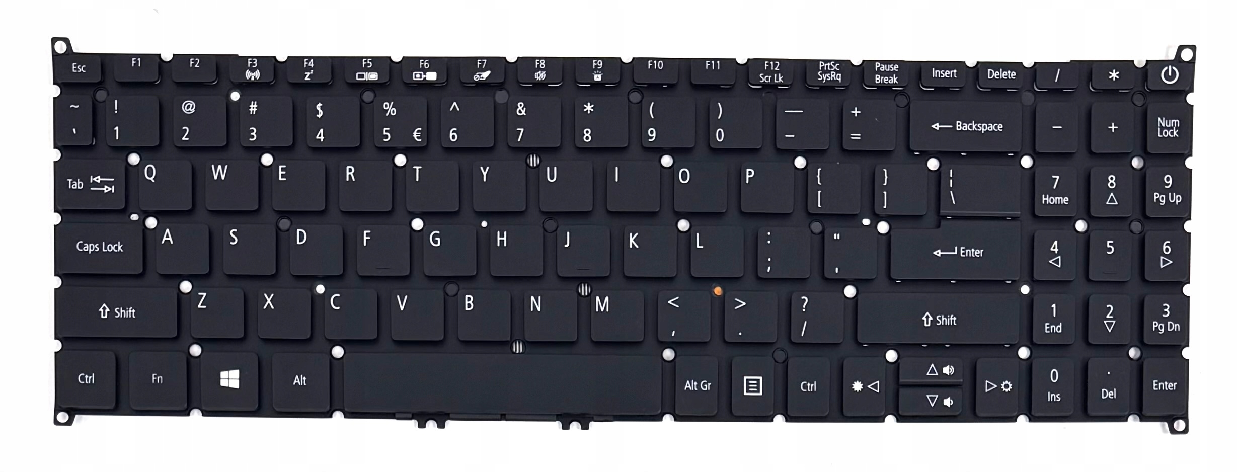 Klávesnice Pro Acer Aspire Vero 16 AV16-51P AV16-51 Podsvícená