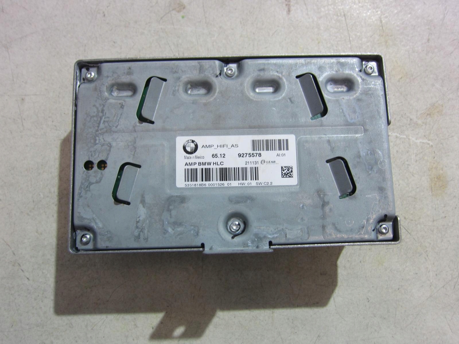 BMW X3 F25 module amplifier AUDIO HIFI 9275578