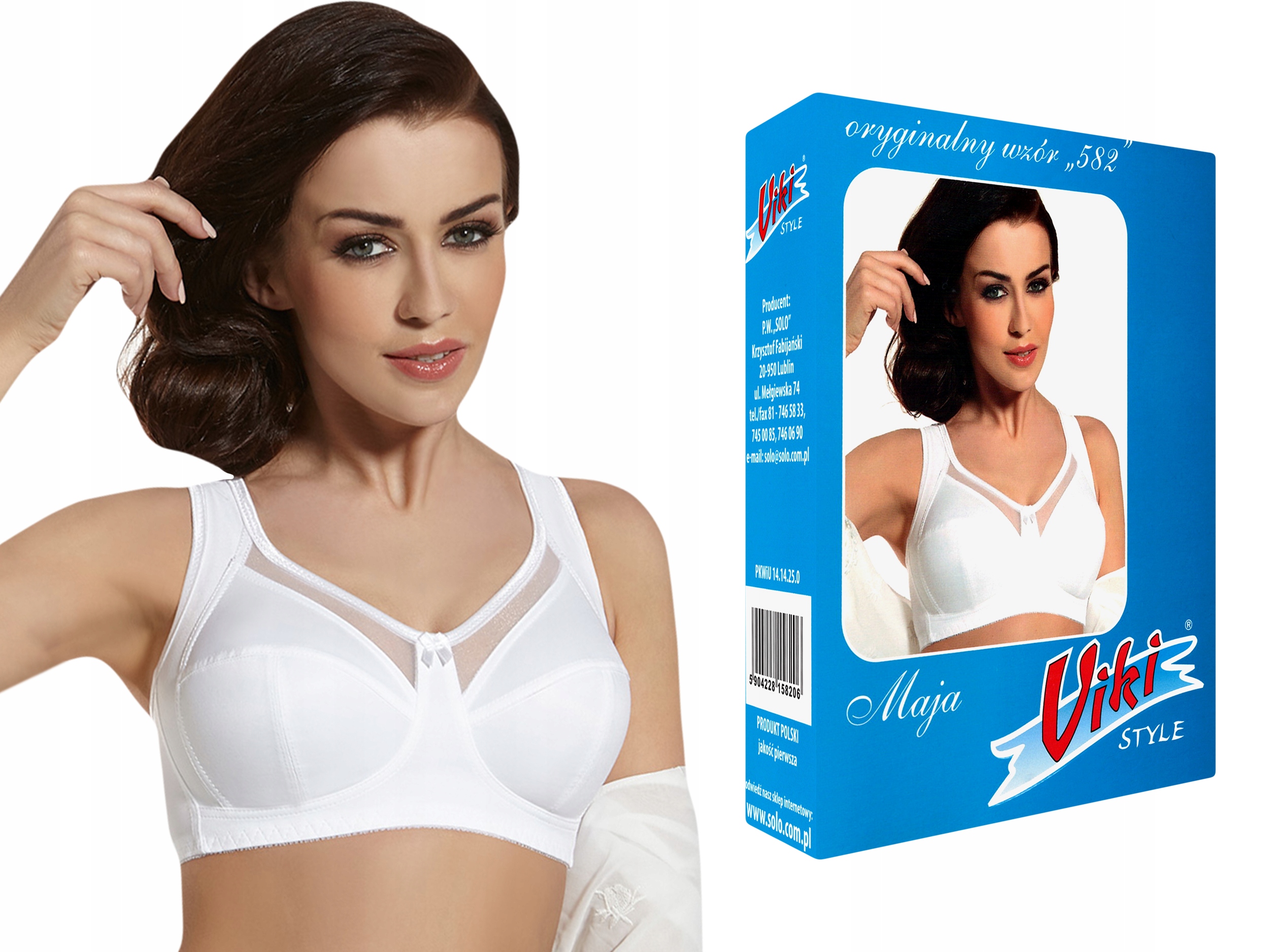 

biustonosz Maja 582 viki biały 95D