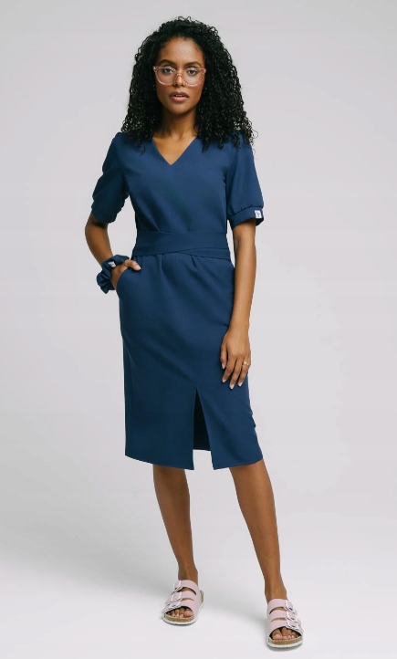 Šaty Lékařská Spawear Kate Granátová Safírová Xs